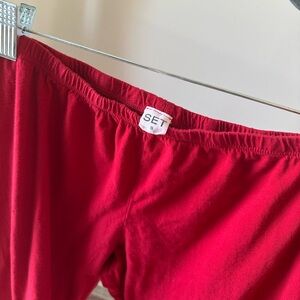 SET ACTIVE Linny Classic Cotton Pants in Lucky Red